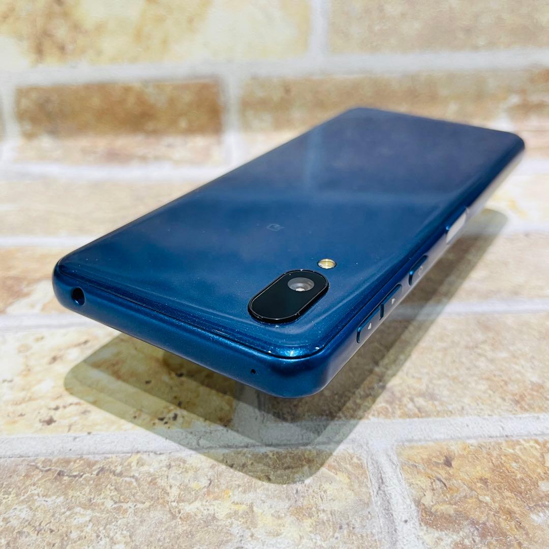 SIMフリー SHARP シンプルスマホ7 64GB スペースブルー 電池良好