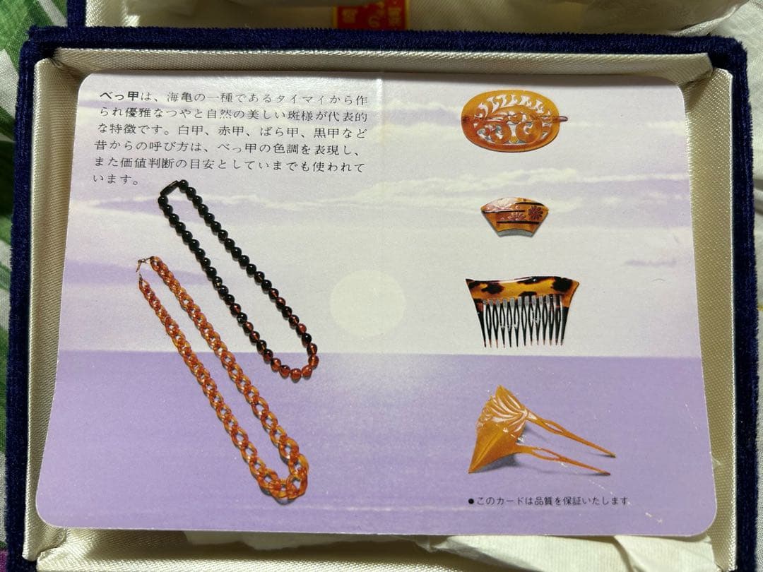 【希少品】本鼈甲　かんざし
