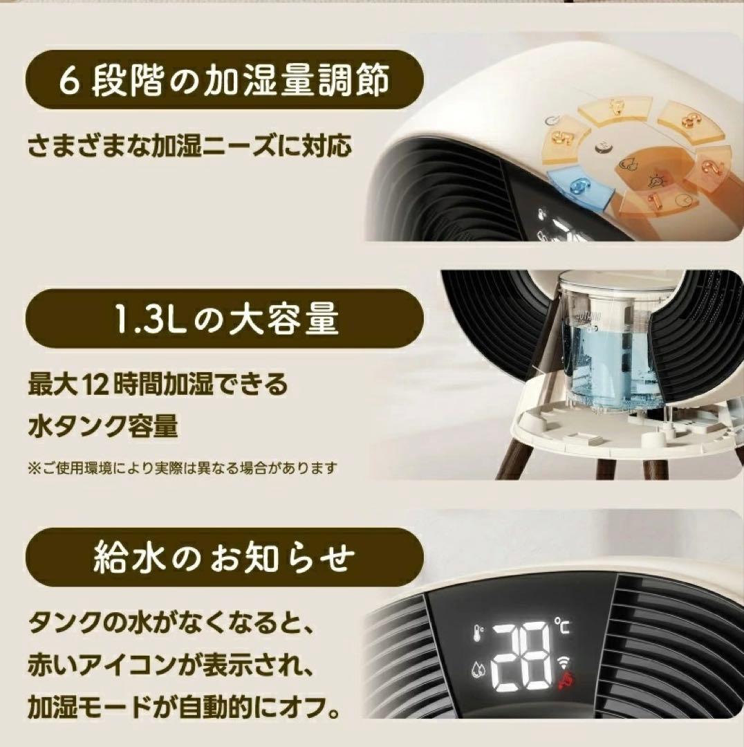 【ハイブリッド加湿ヒーター｜暖房＋加湿の一台二役】