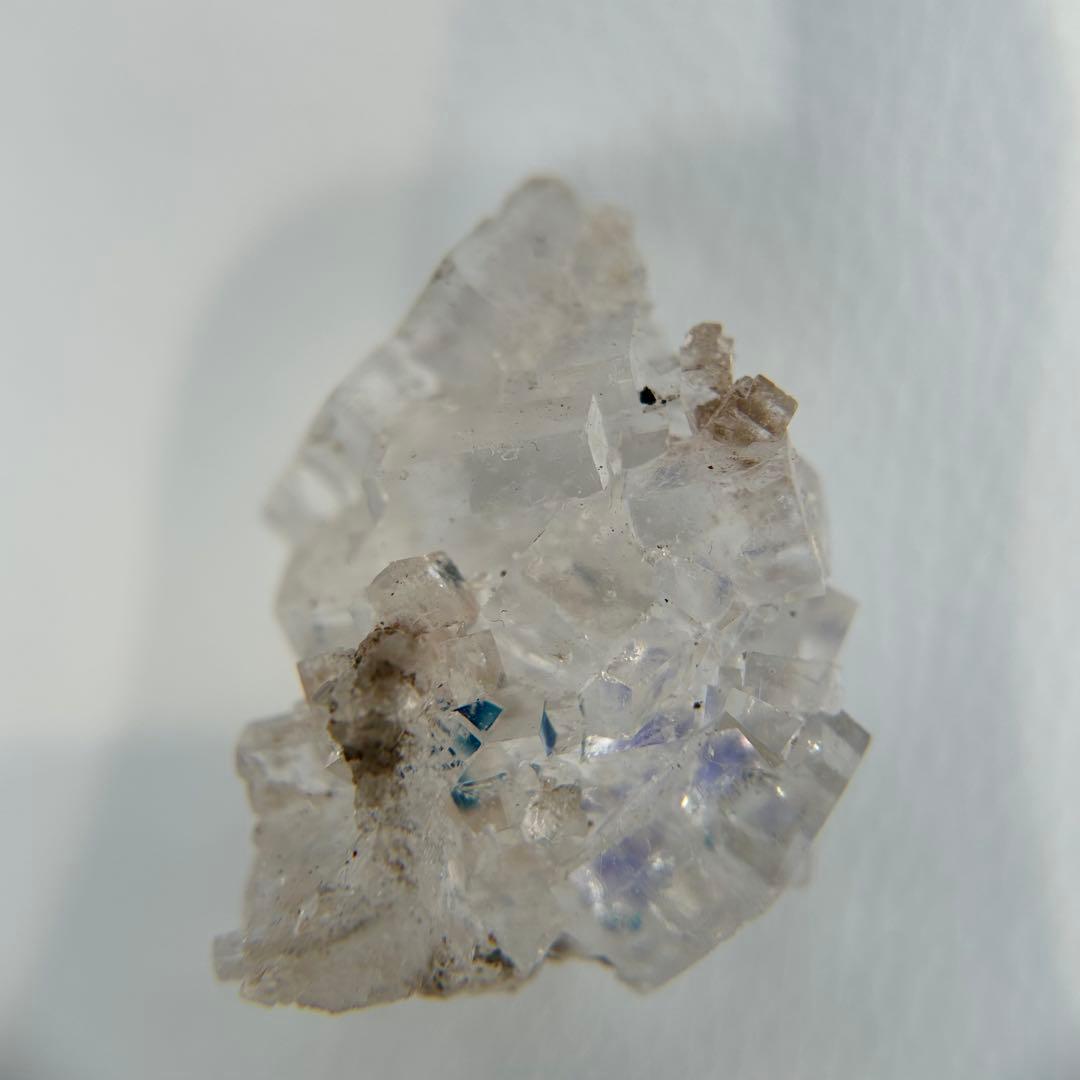 ハライト／15g／ドイツ・メルカース産／ブルー&ライラック内包／鉱物標本