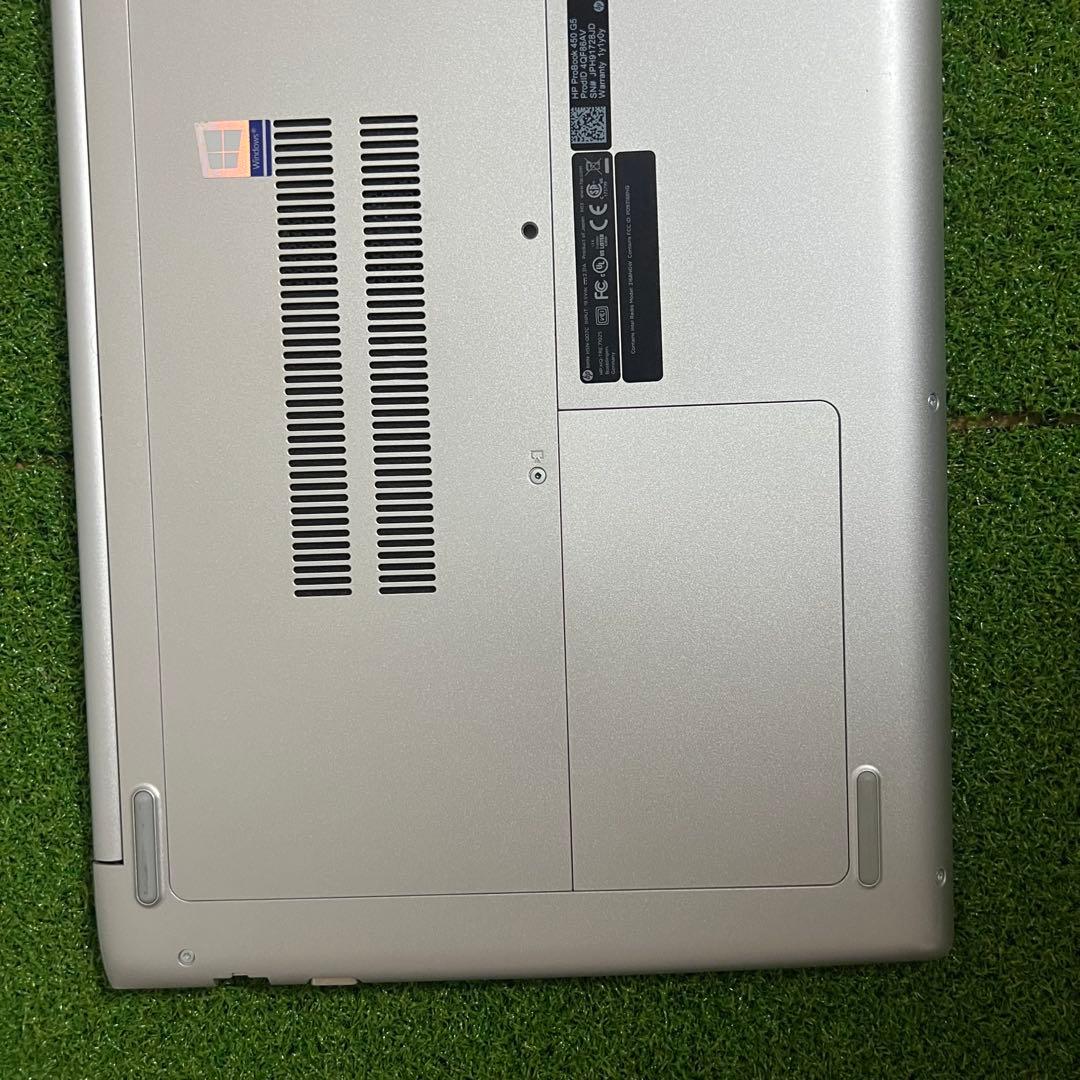 HP ノートPC 15.6インチ　i3 7020U 8GB 128GB SSD