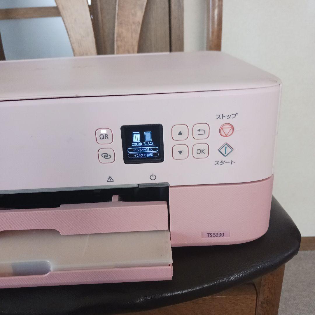 Canon TS5330 ピンク インクジェットプリンター　稼働品