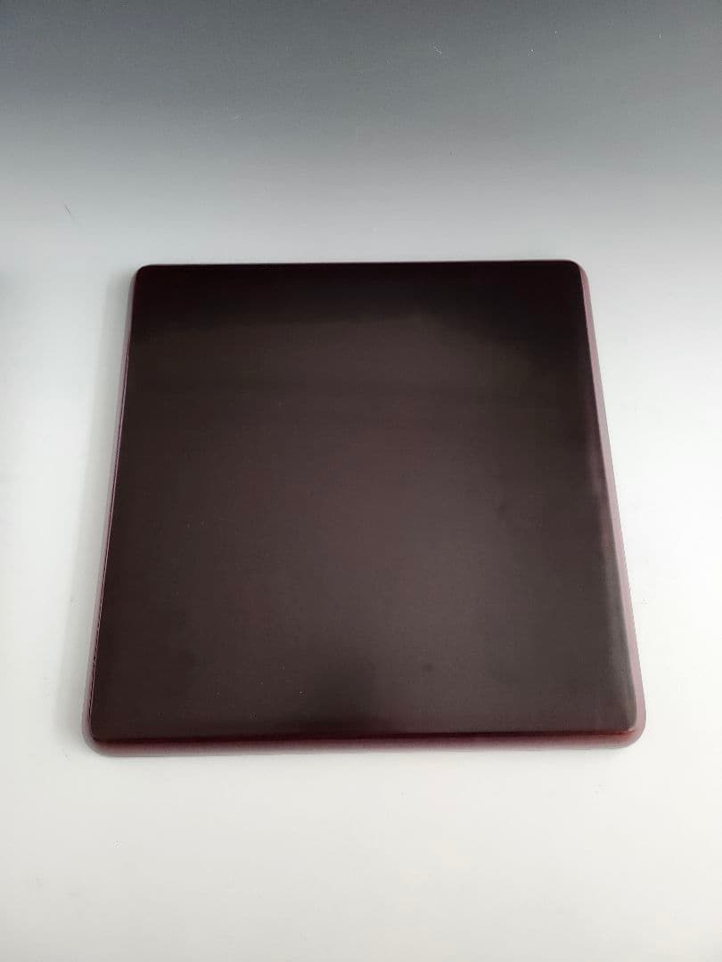 ☆セール☆　懐石膳　お膳　盆　会津塗　流水　紅葉　蒔絵　５枚組　紙箱入