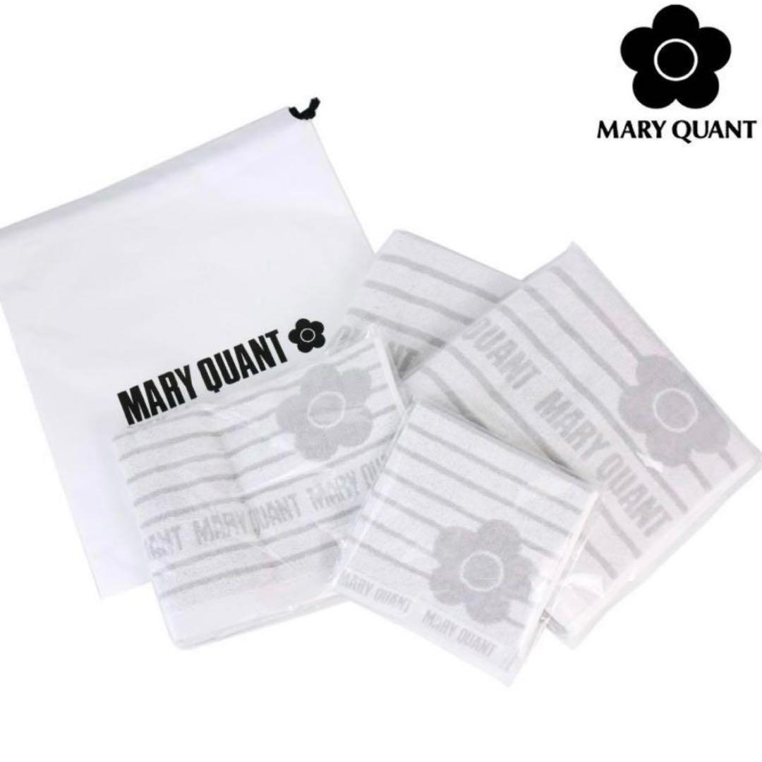 MARY QUANT STRIPED TOWEL 4P SET ストライプ