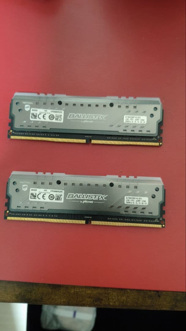 Ballistix DDR4 8GB×2 16GB 2666MHz メモリ