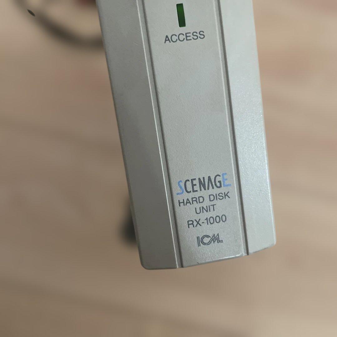外付けハードディスク・ドライブ ICM SCENAGE HARD DISK UNIT RX-1000