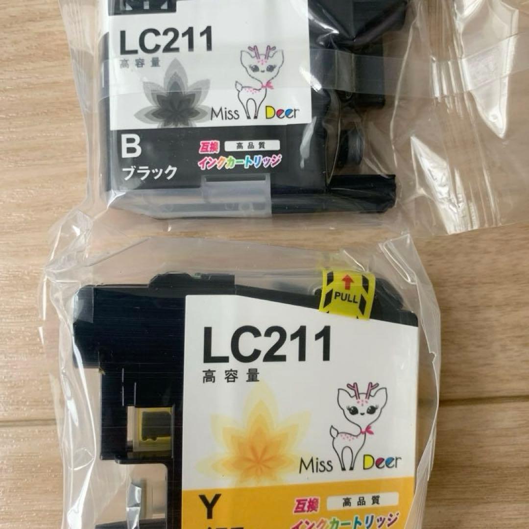 LC211BK 互換 黒 DCP-J968N等対応Brothe LC211BK