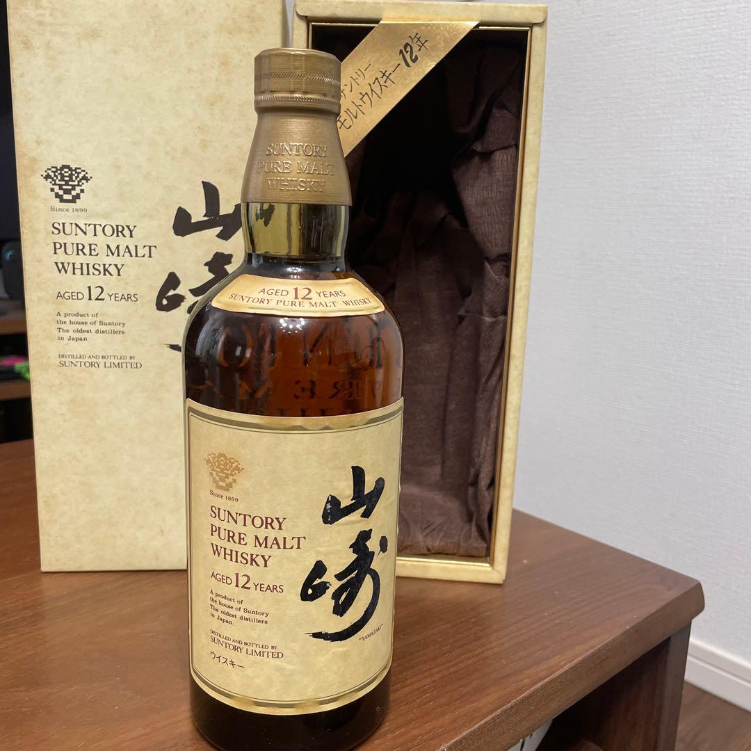 サントリーピュアモルトウイスキー　山崎12年　箱付き　未開封　2点セット