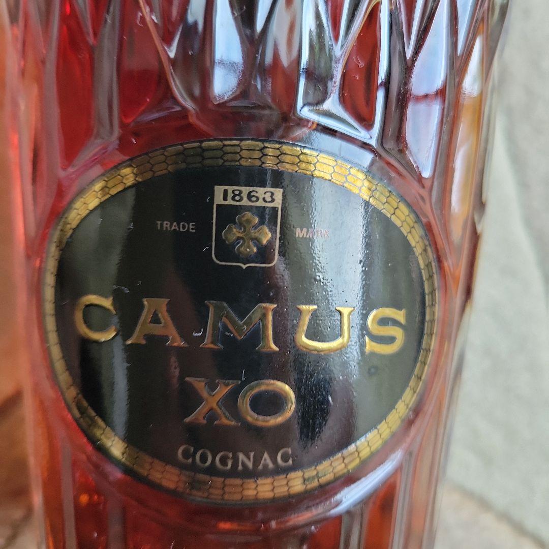 古酒　カミュ XO コニャック　ロンクネック　クリアボトル