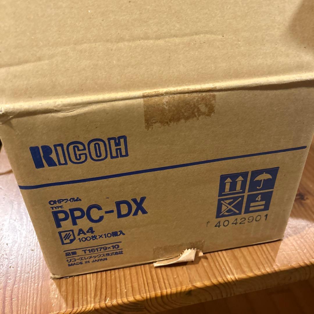 リコー OHPフィルム TYPE PPC-DX A4 10箱
