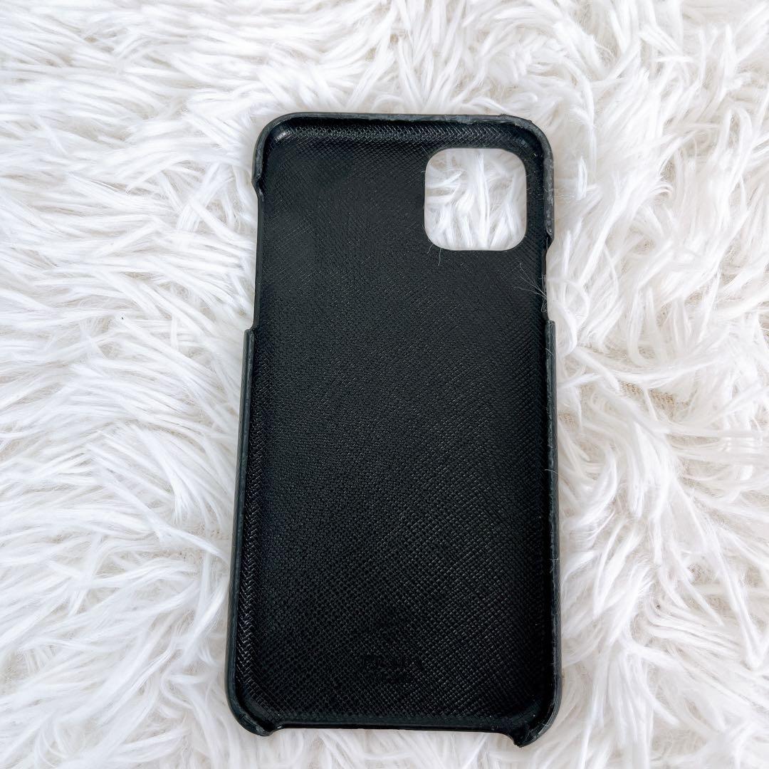 PRADA プラダ iPhone11PRO MAX 正規品 ブラックレザー