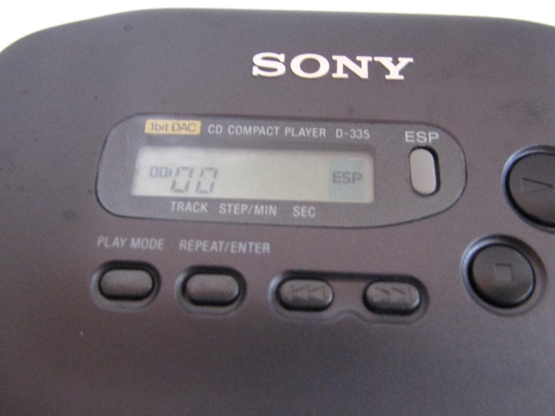 A2169 SONY ソニー discman ESP D-335 CDプレーヤー