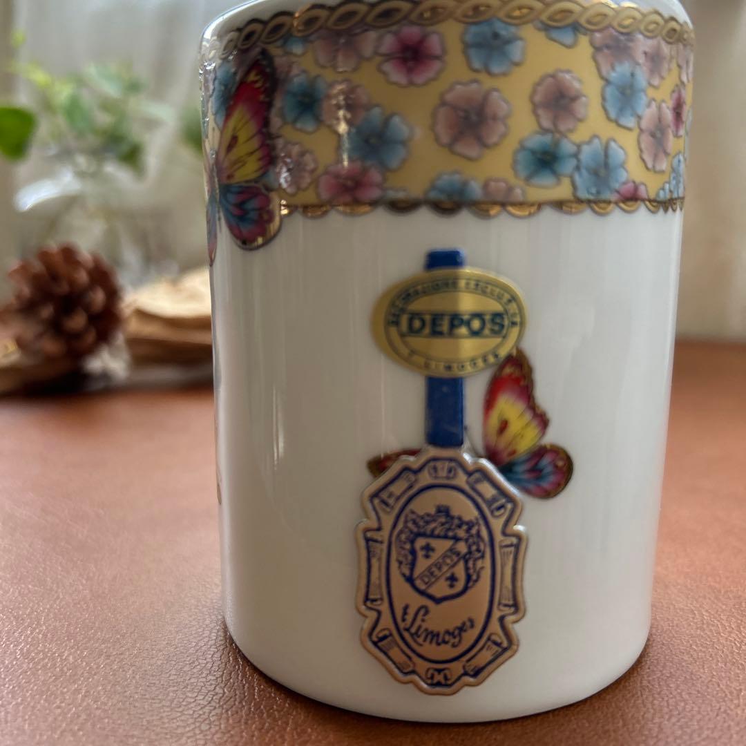 DEPOS T.Limoges リモージュ 蝶々　バタフライ