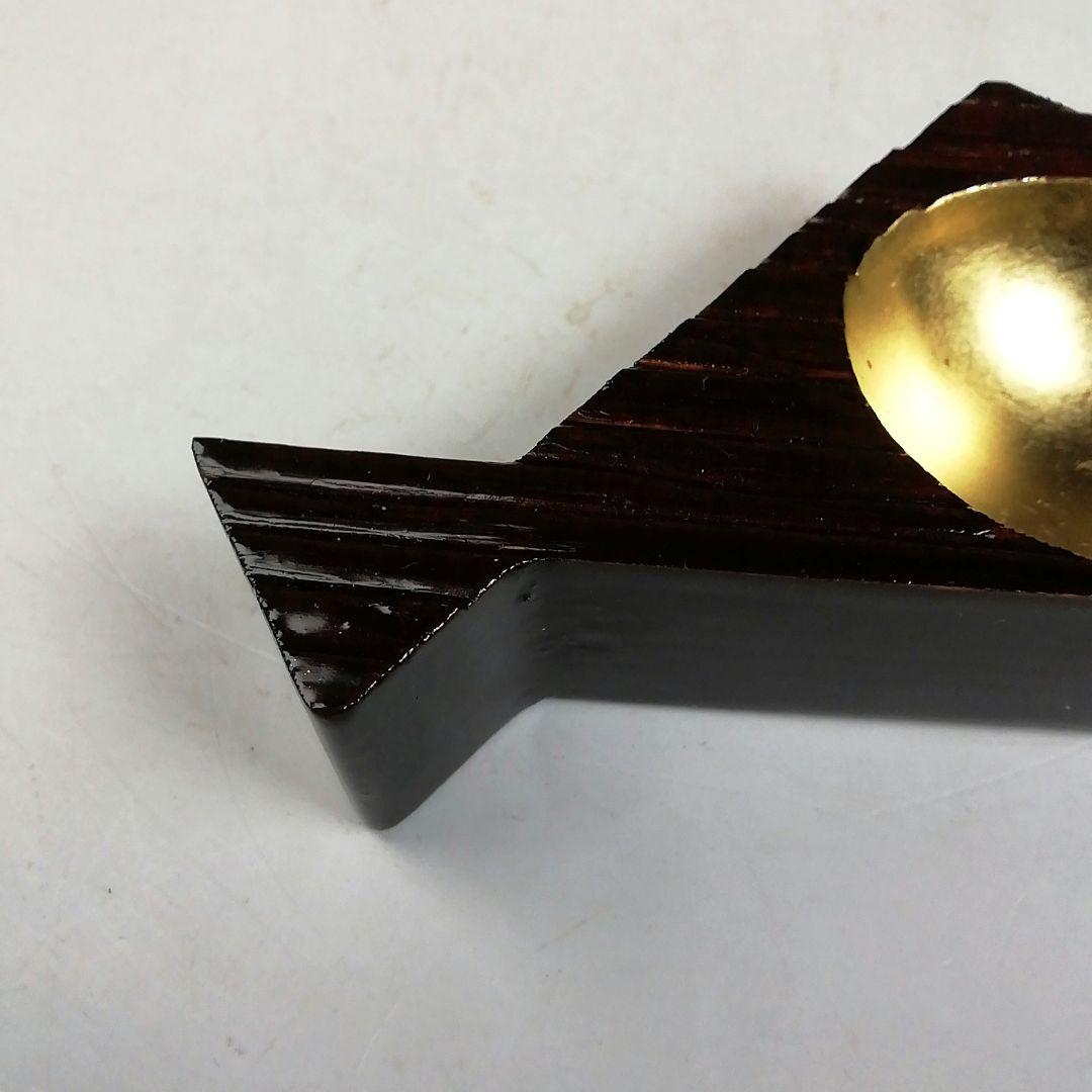Ｗ２８１　香合　『桂離宮　松葉引手形』『平安　清鳳 作』　共箱　茶道具
