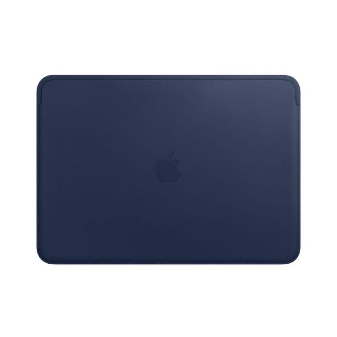 【未使用】MacBook Pro レザースリーブ 純正ケース 15インチ ブルー
