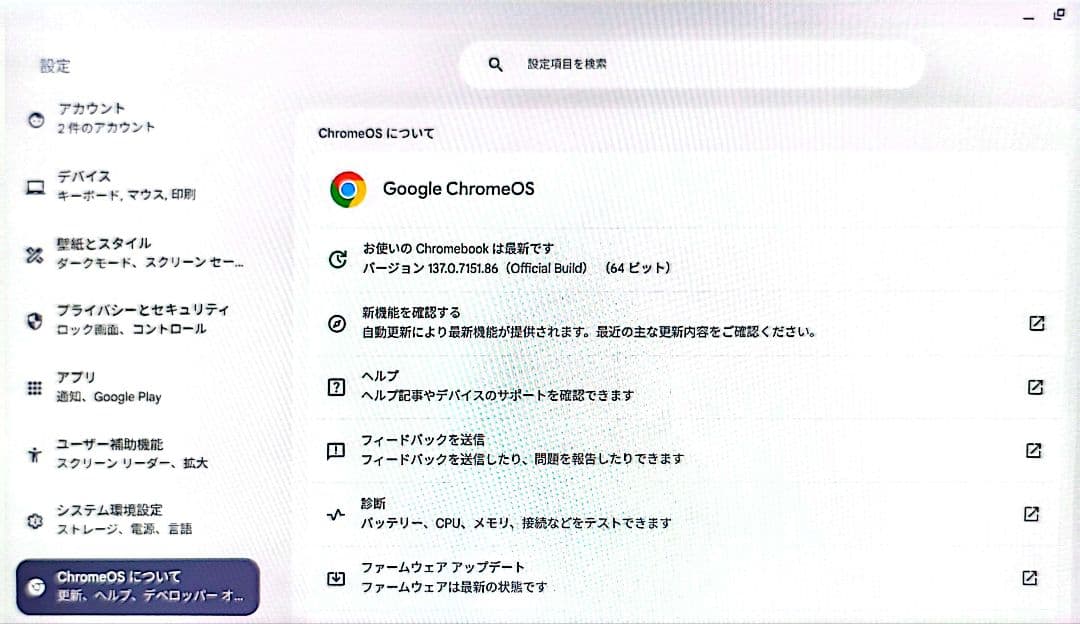 Chromebook本体 Asus Chromebook Flip C214MA-GA0029