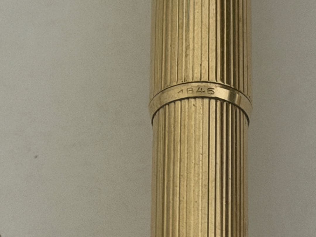 Montblanc 1846 モンブラン　ハンマートリガー　ボールペン　金張り？
