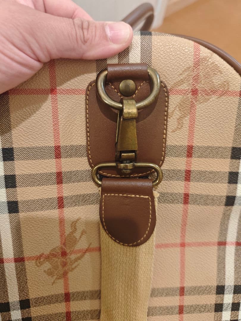 Burberry's チェック柄 ボストンバッグ