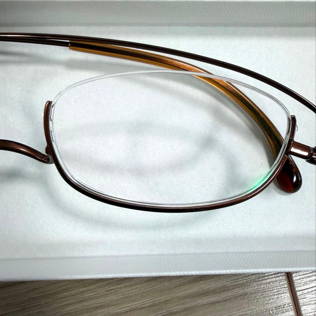 Paperglass 超薄型老眼鏡 ブラウン 超薄型ケース付き 左右+1.00