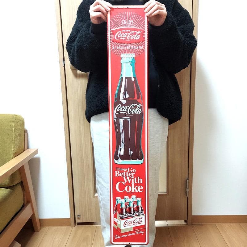 ブリキ看板 ガレージ レトロ コカコーラ アメリカン 雑貨 COCA COLA