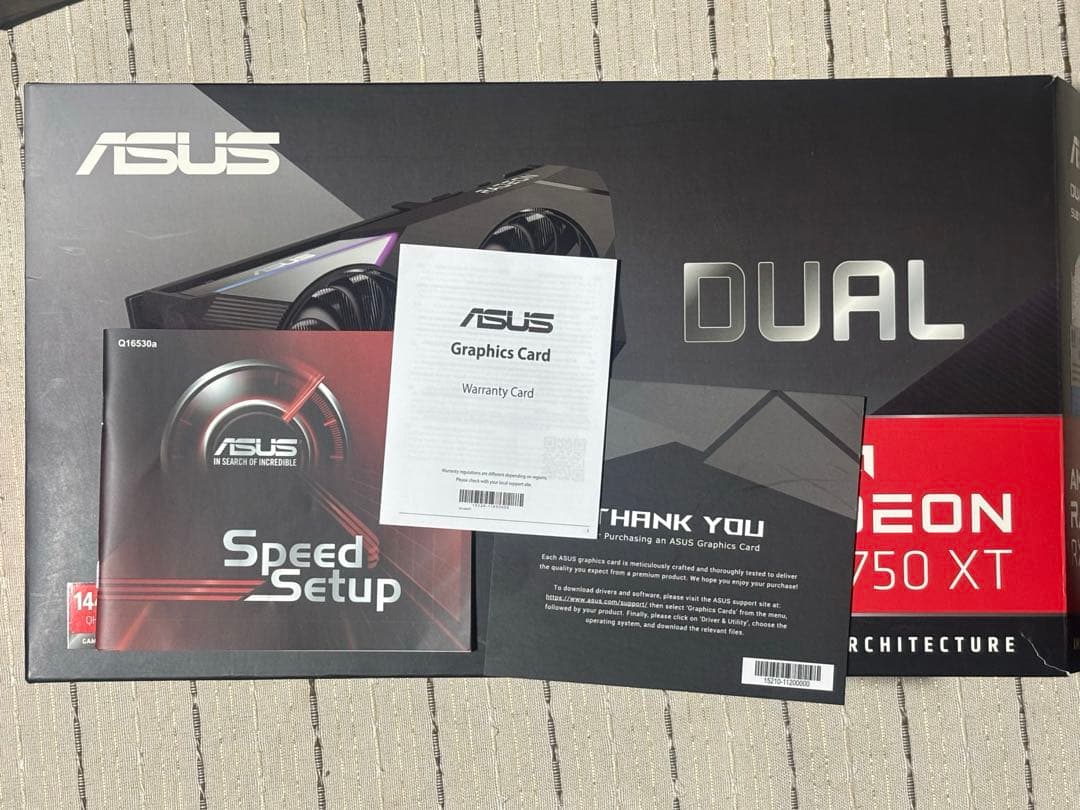 グラフィックボード・グラボ・ビデオカード ASUS AMD Radeon RX 6750 XT 12GB GDDR6
