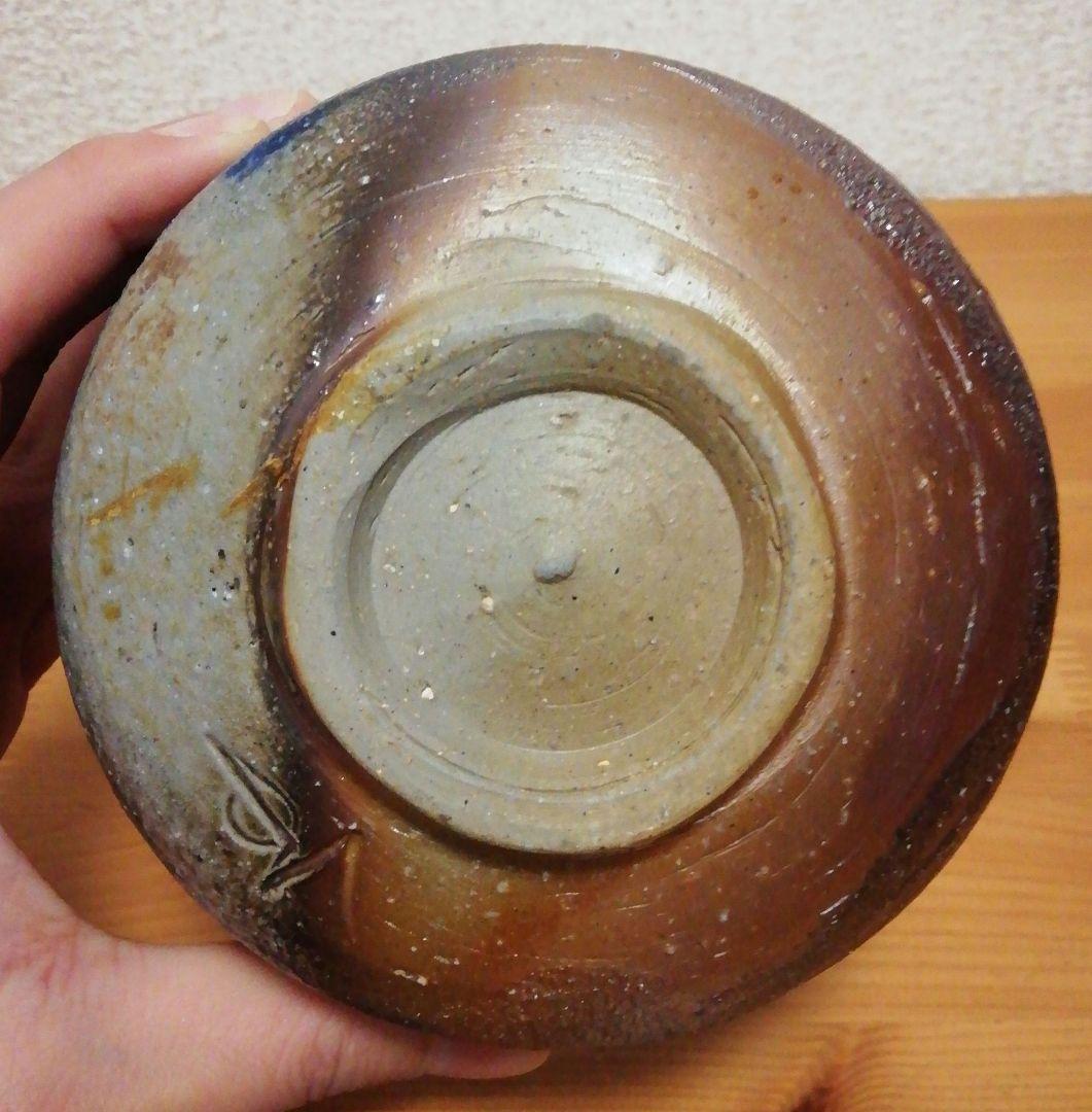山本出　備前焼　出彩　共箱　共布　略歴付　茶道具
