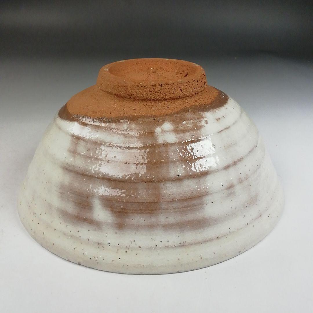 Ｗ２４１　茶碗　『粉引茶碗』『牧勇吉 作』　共箱　抹茶碗　茶道具