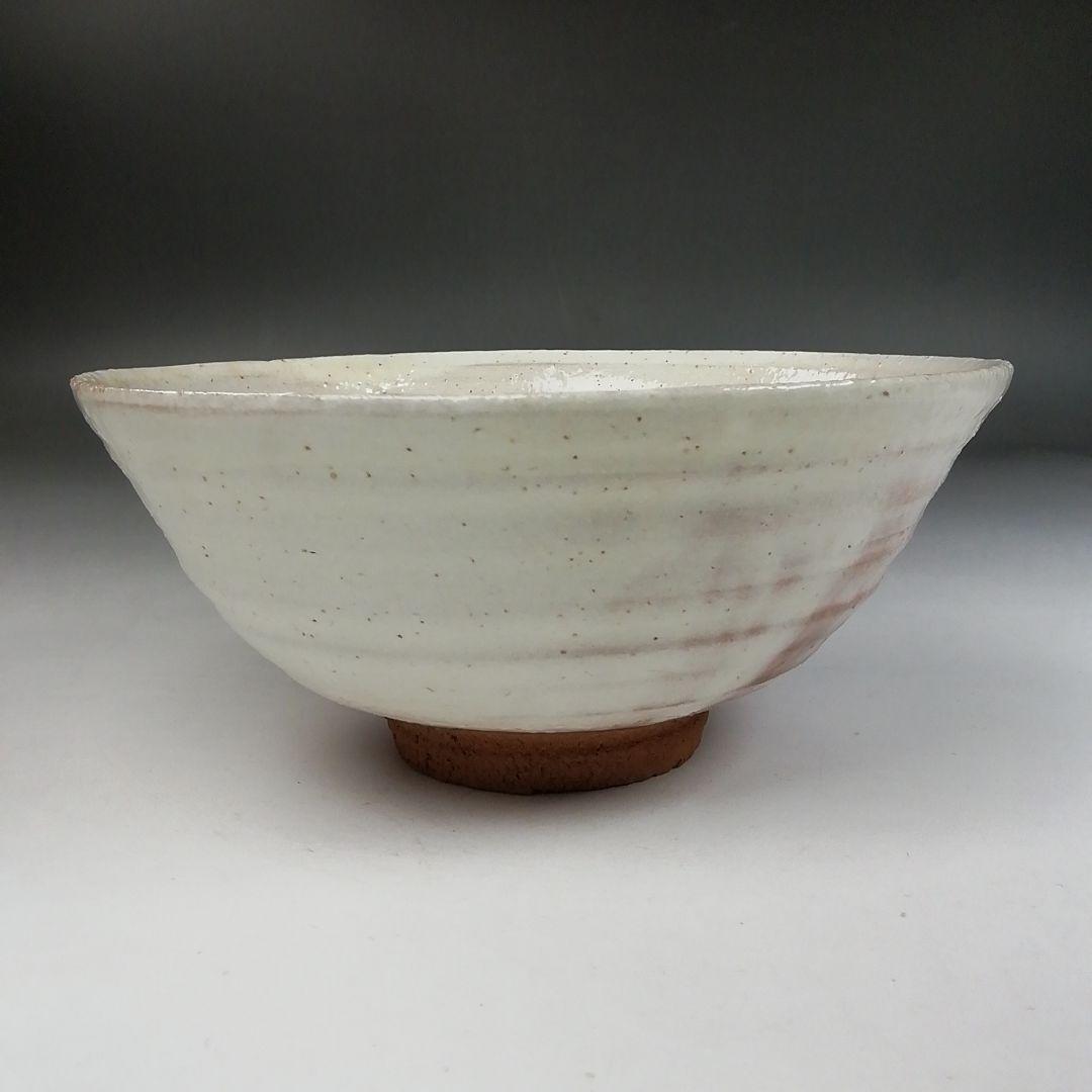 Ｗ２４１　茶碗　『粉引茶碗』『牧勇吉 作』　共箱　抹茶碗　茶道具