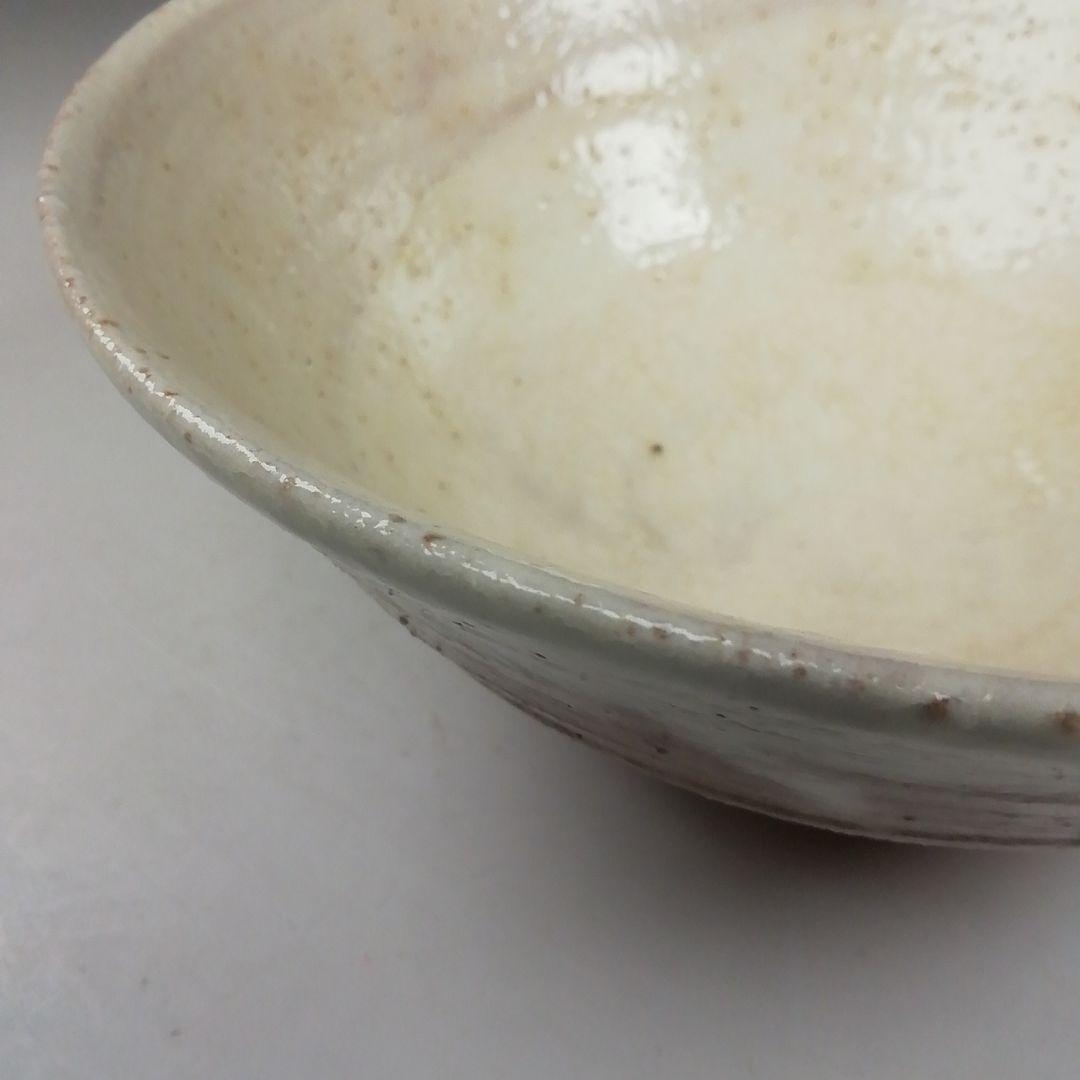 Ｗ２４１　茶碗　『粉引茶碗』『牧勇吉 作』　共箱　抹茶碗　茶道具