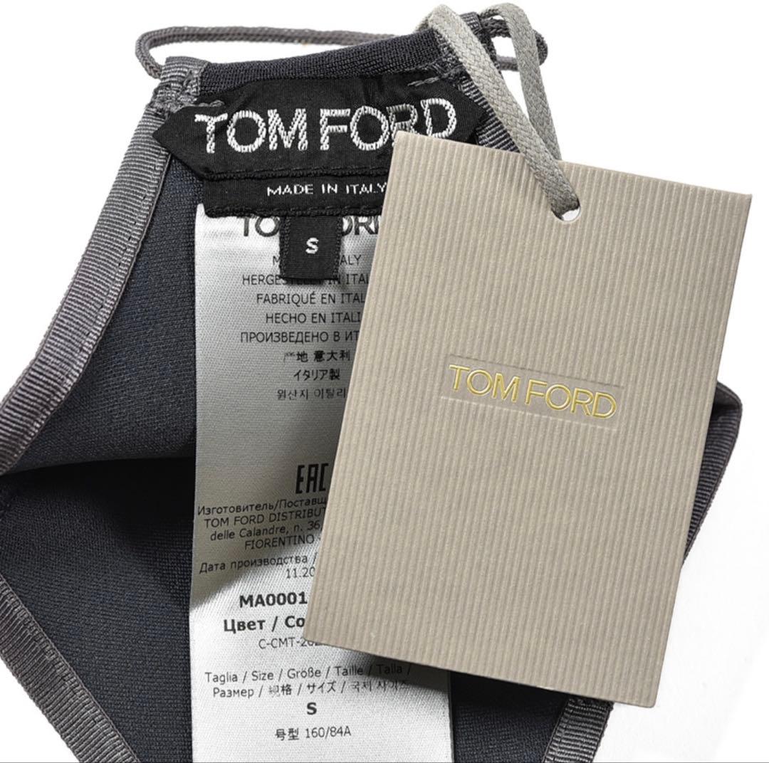 トムフォードTOM FORDマスク 貴重なSサイズ新品未使用 巾着付き ブラック