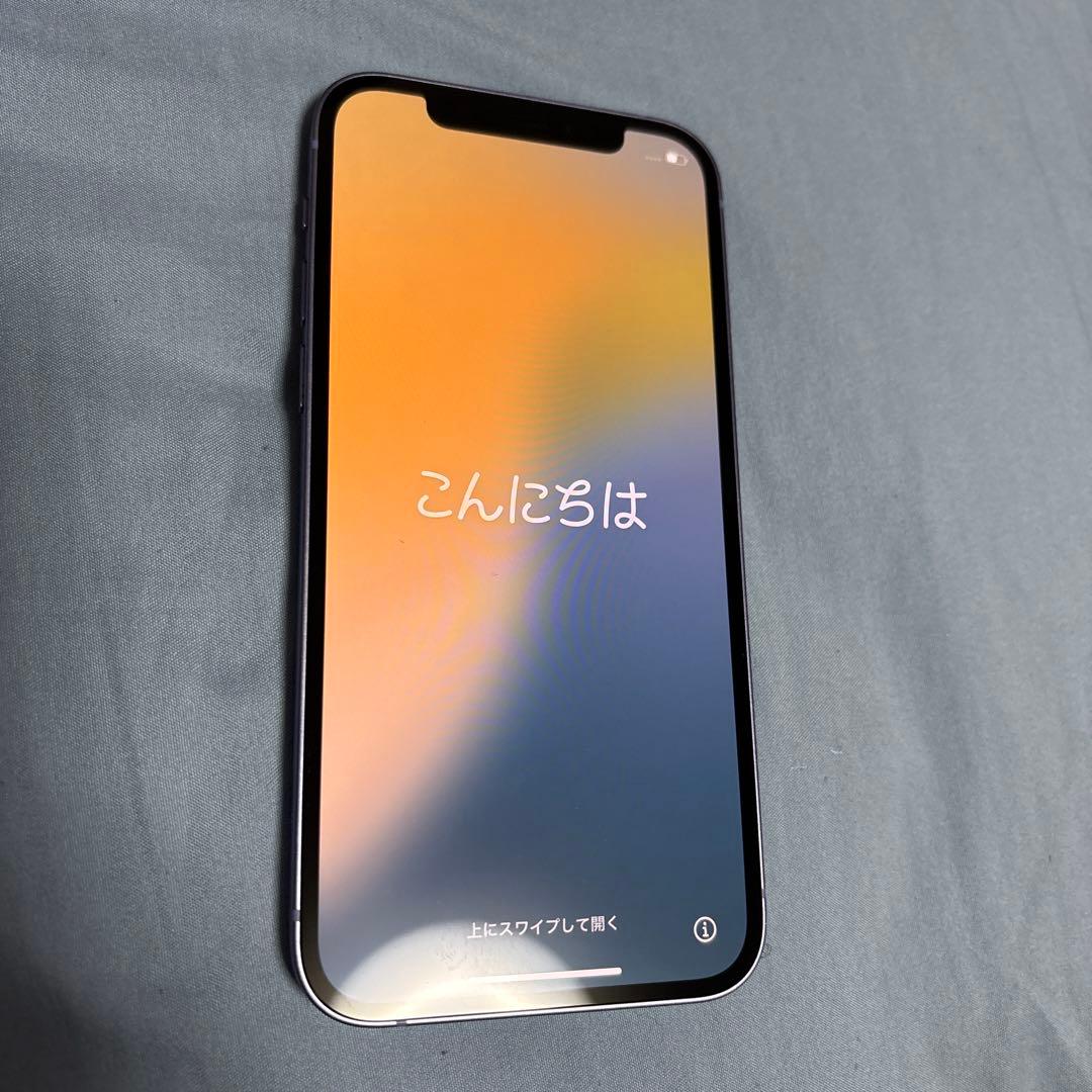 美品　Apple iPhone 12 パープル 64GB 本体