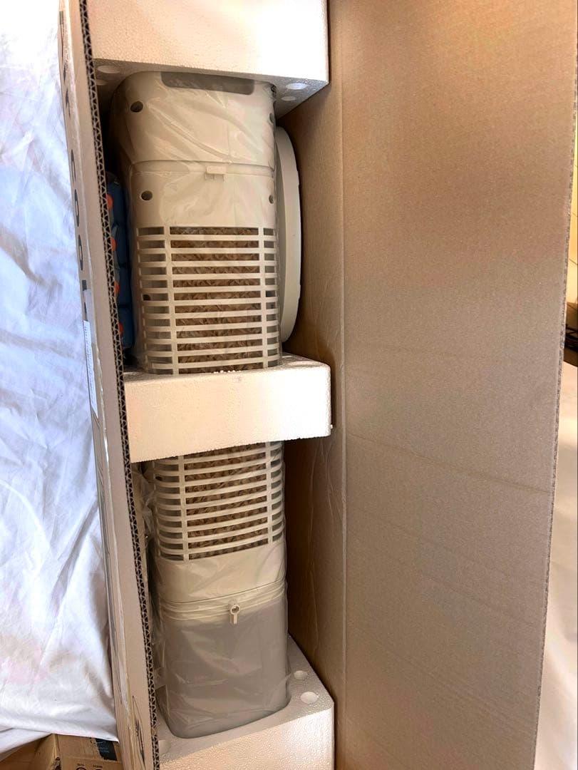 ❣️新品❣️冷風機・タワーファン 4L 4個保冷バッグ　リモコン・タッチパネル付