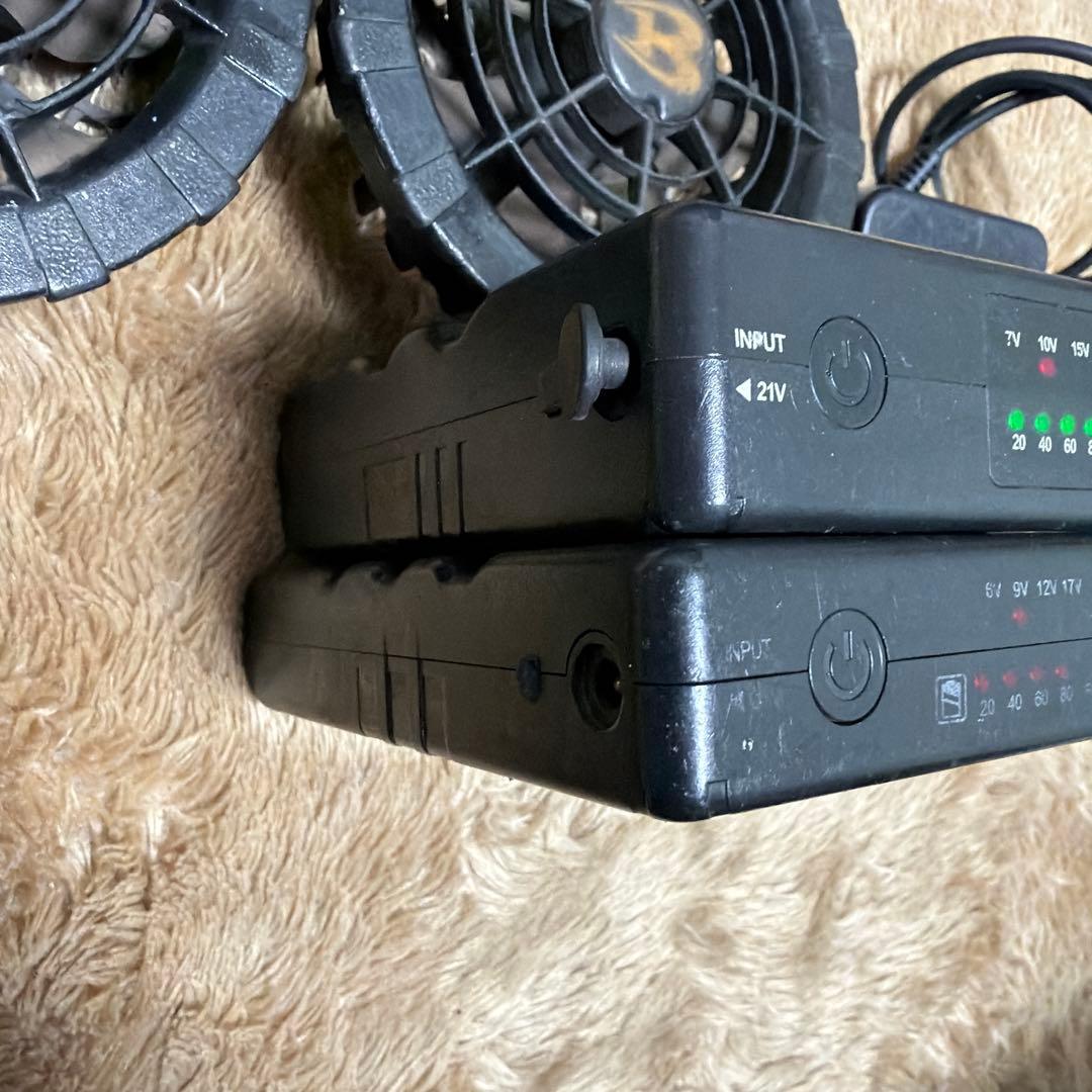 BURTLE バートル 空調服 22V 17V バッテリー ファン