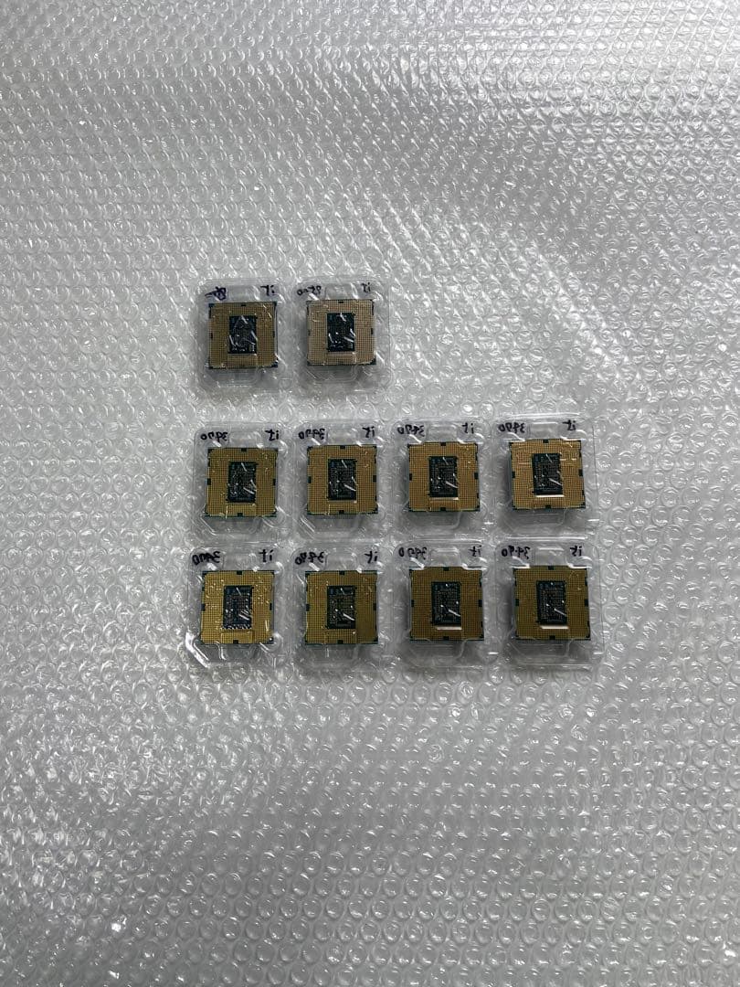 CPU CORE i5 7500/2枚 3470/8枚 計10枚 ジャンク