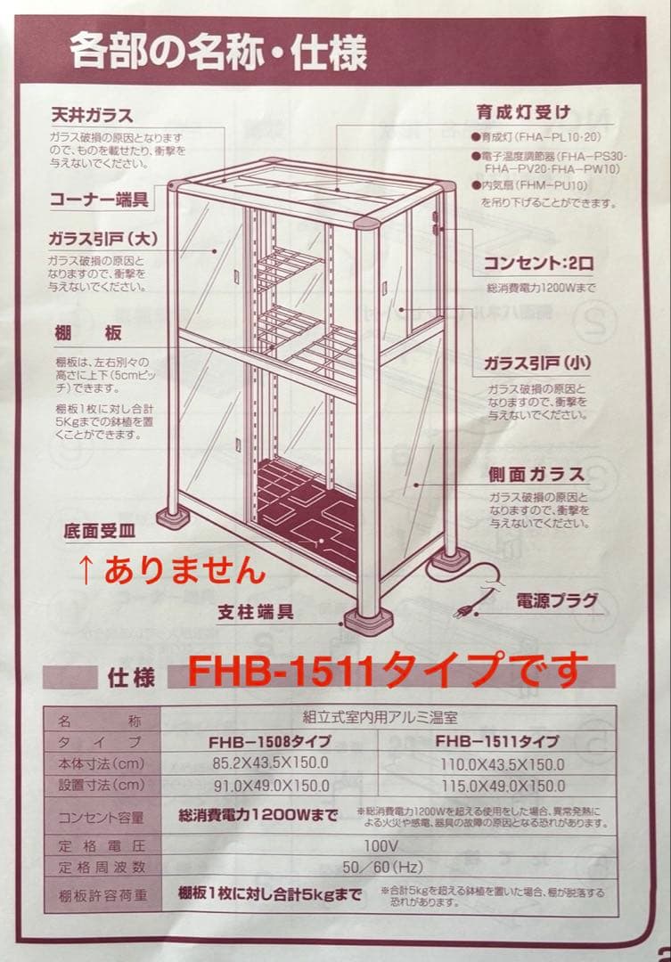 PiCaガラス温室＆ヒーター＆換気扇 ＆温度調節器4セット【直接引き取り限定】