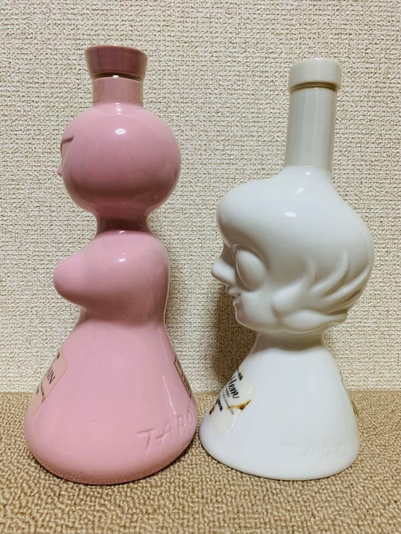 セラミック製ウイスキーボトル 2本セット Tsukuba Expo `85