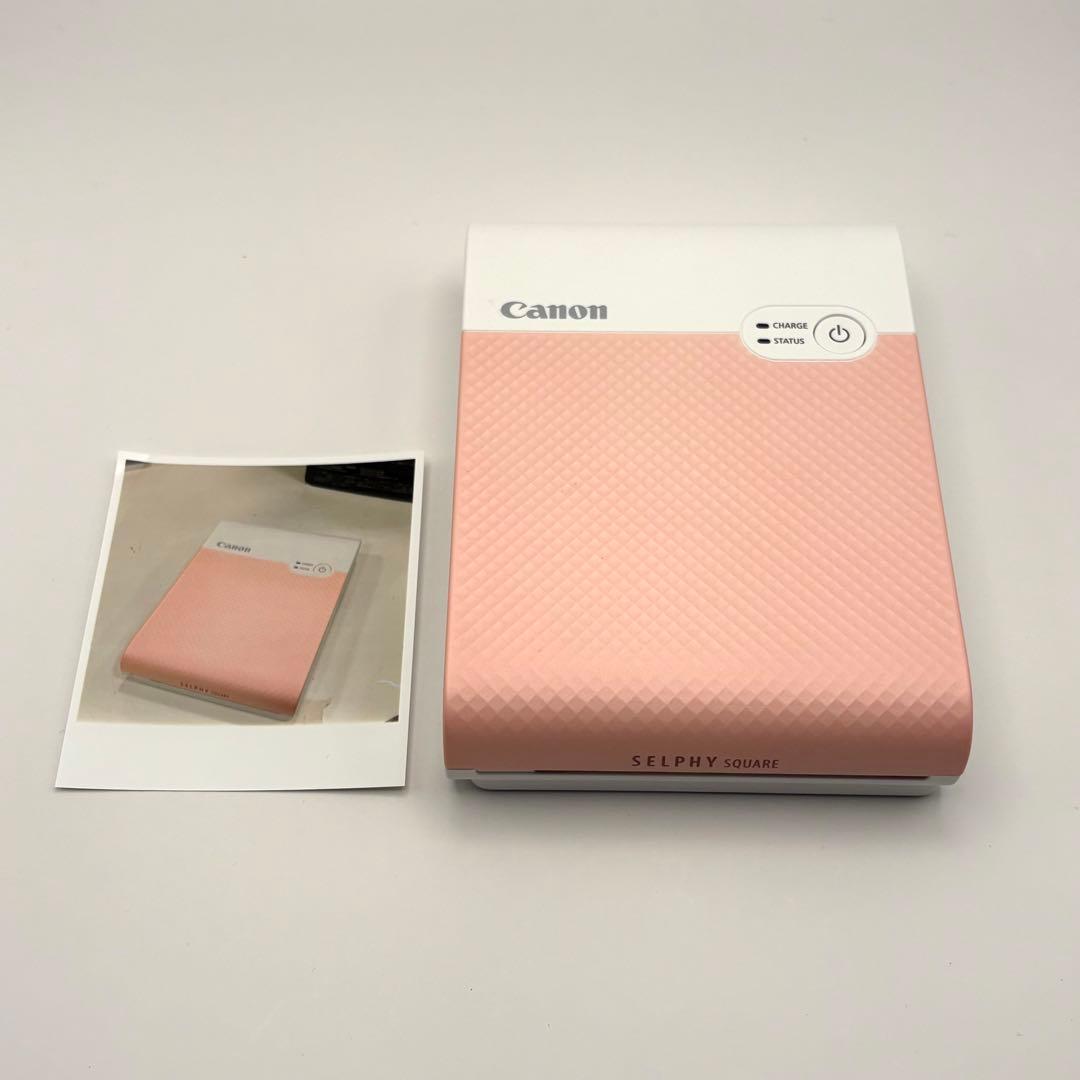 Canon SELPHY SQUARE QX10 ピンク 付属品あり