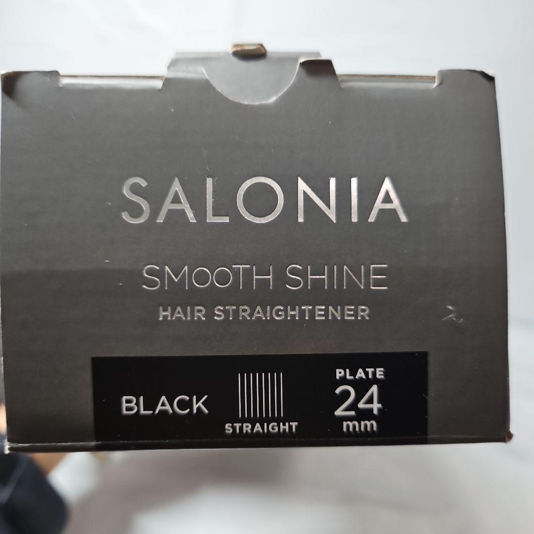 SALONIA ストレートヘアアイロン ブラック 24mm SAL23105BK