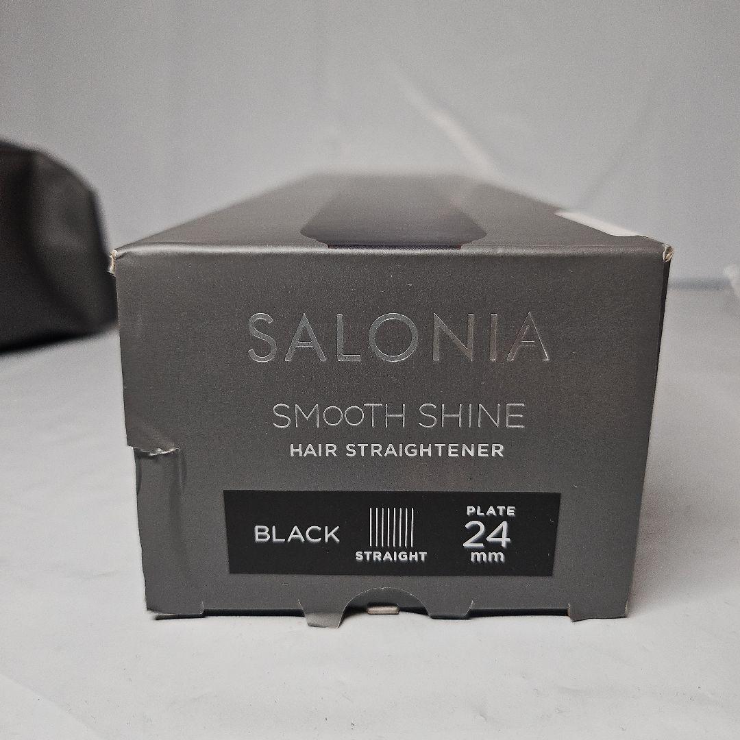 SALONIA ストレートヘアアイロン ブラック 24mm SAL23105BK