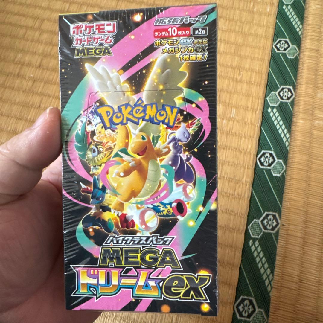ポケモンカード MEGA ドリームex10パック入りBOX+6パック