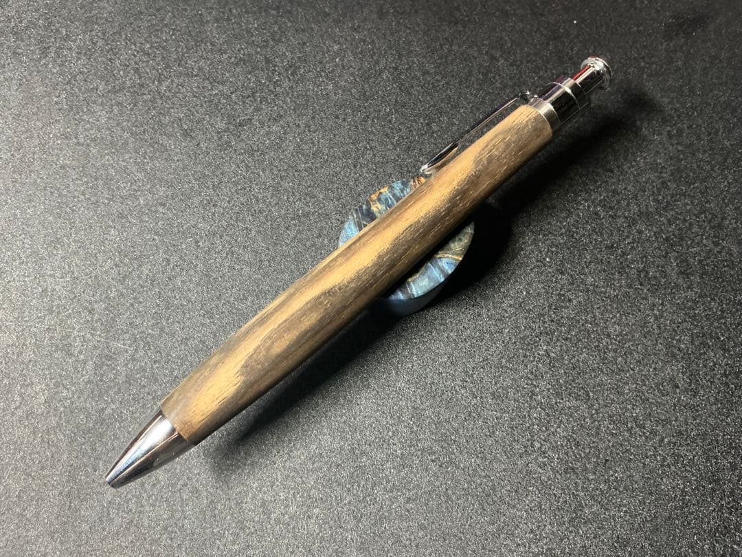工房楔 　黒柿　 ルーチェペン ボールペン