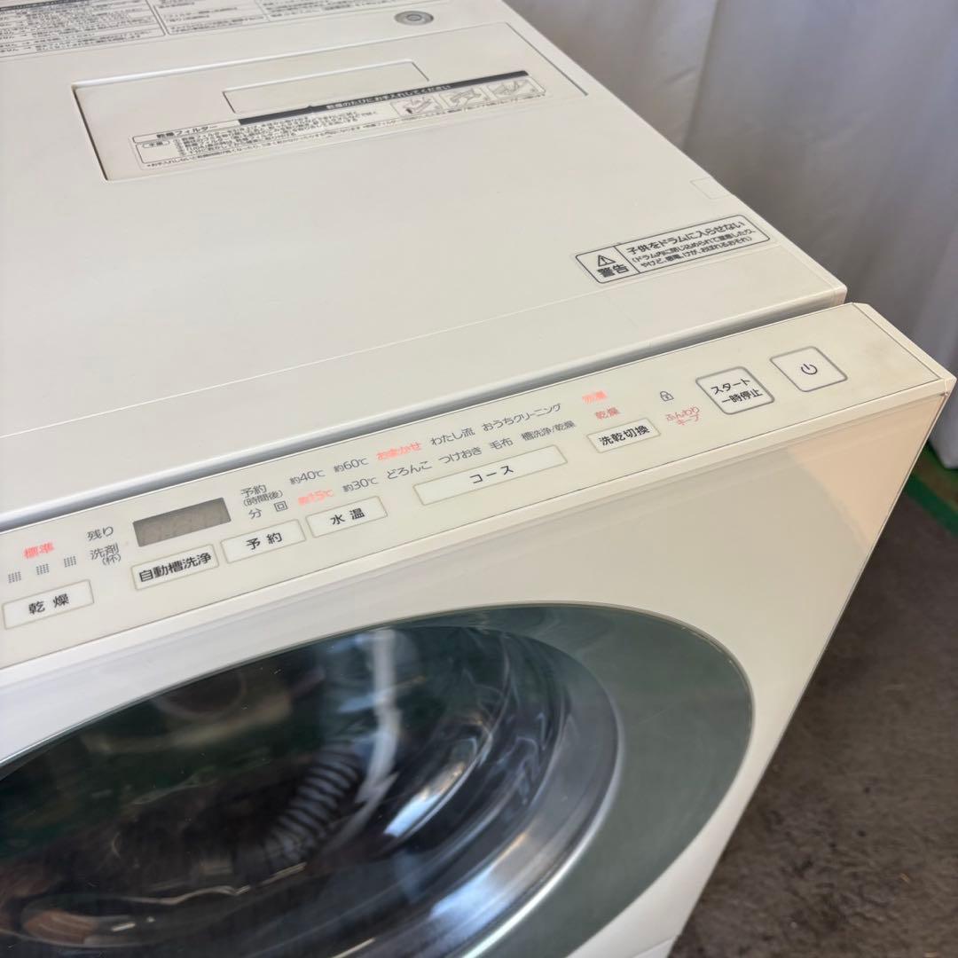 ★264　ドラム式洗濯機　パナソニック　乾燥　7キロ　右開　安い　中古　設置無料