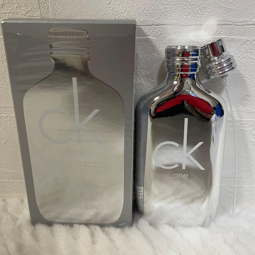新品 カルバンクライン CK oneプラチナEDT100ml