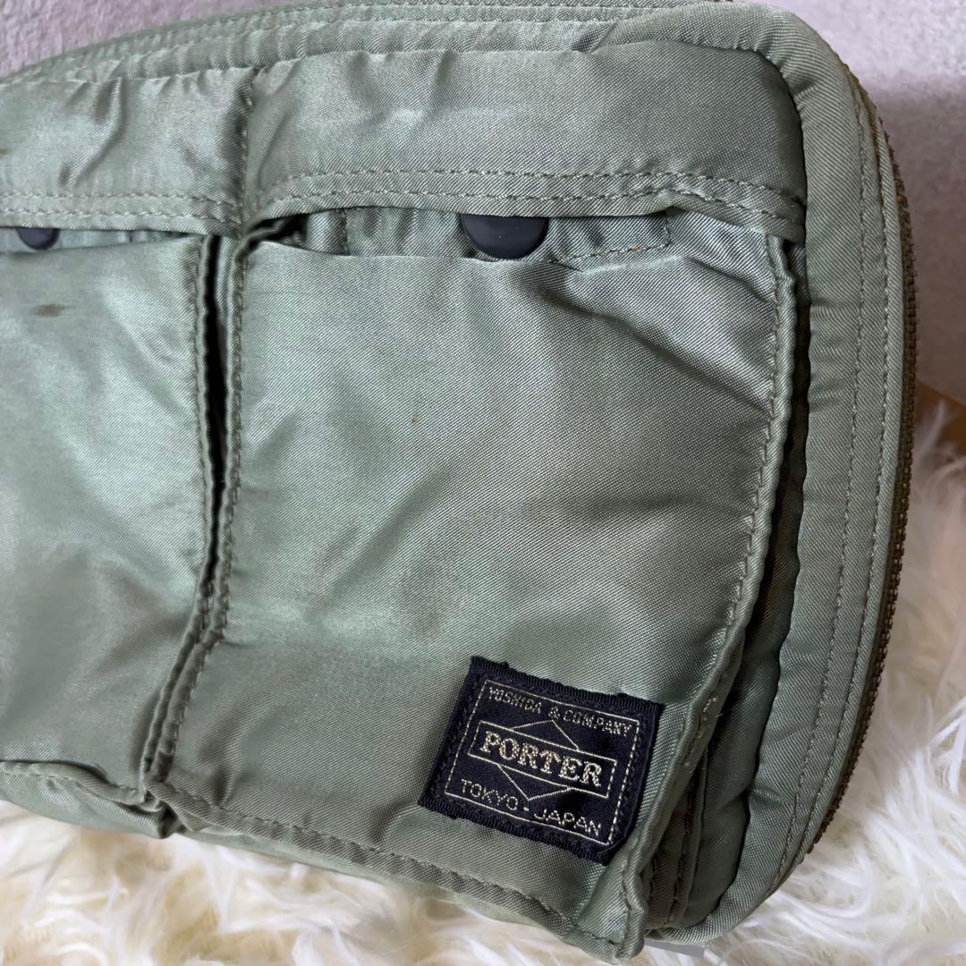 PORTER ポーター 旧型タンカー システムバインダー　セージグリーン