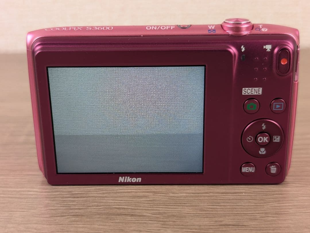 【外観美品・訳あり品】Nikon COOLPIX S3600 ピンク コンデジ