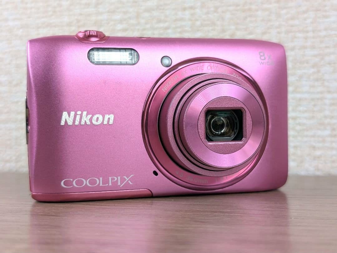 【外観美品・訳あり品】Nikon COOLPIX S3600 ピンク コンデジ