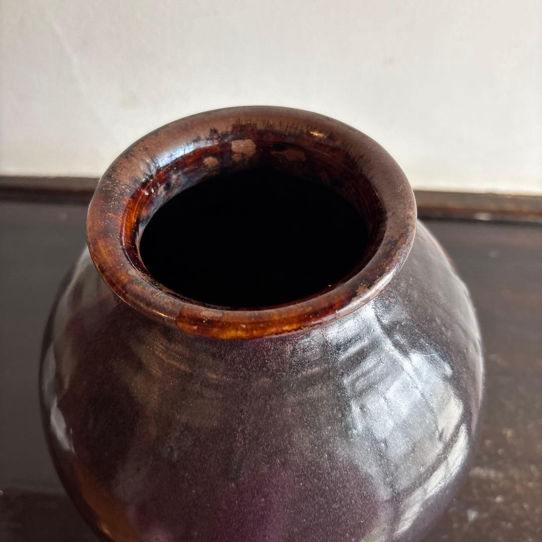 高取焼　訳あり　特価　壺　焼物　花瓶　花器　花入　美術品　遺品整理　アート