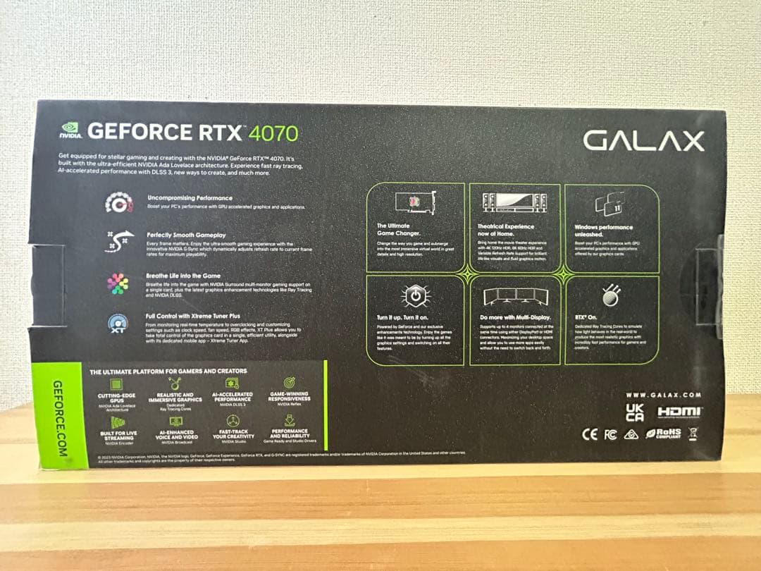 (希少ピンクグラボ)玄人志向 GK-RTX4070-E12GB/PINK/TP