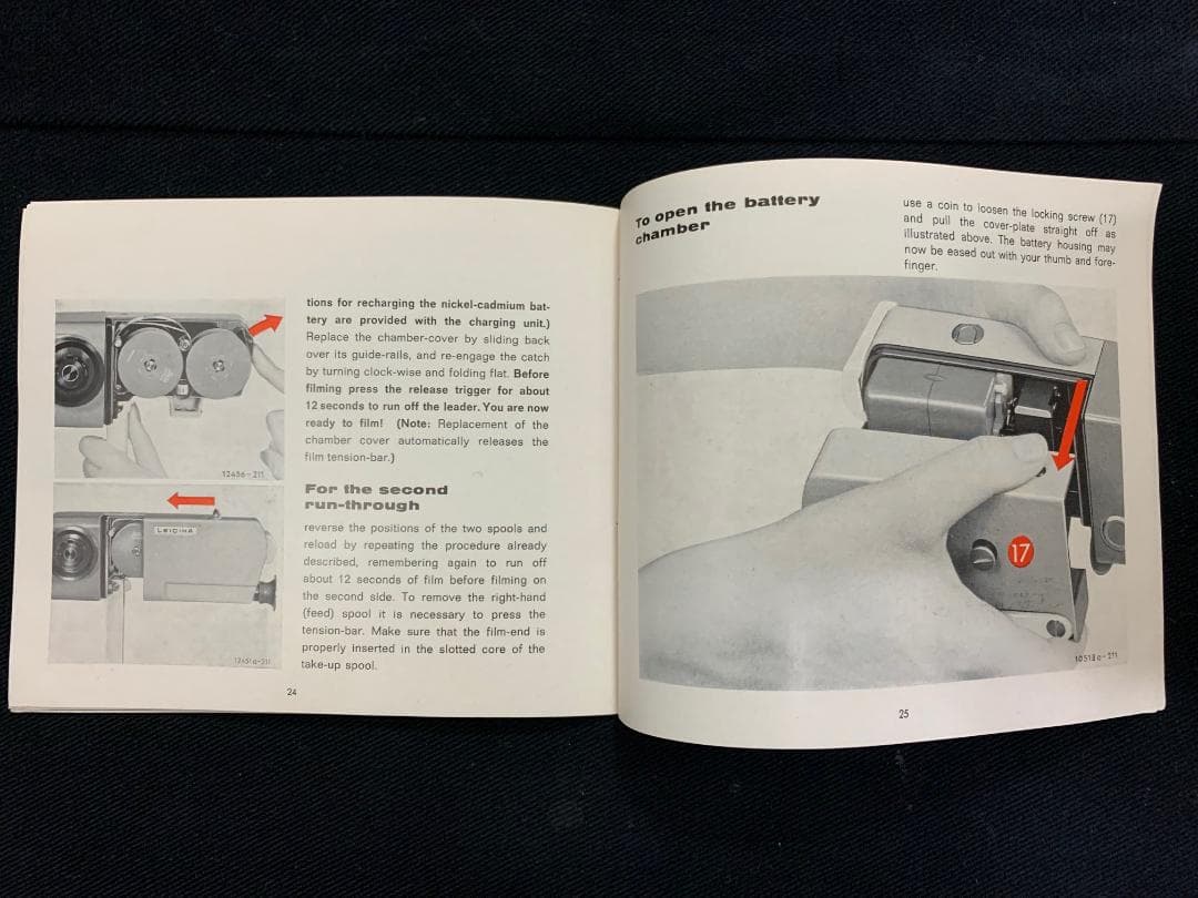 ライカ Leitz LEICINA 8V 1963年使用説明書 英語版 大変貴重