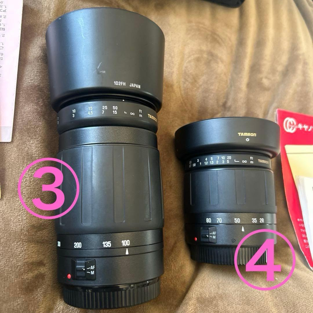 フィルムカメラ　CANON 一眼レフレンズ　SIGMA TAMRON まとめ売り